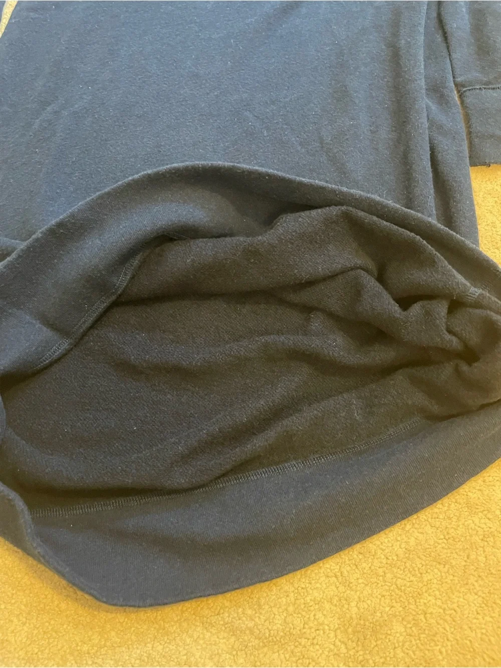J. Crew Navy Blue Scoop-Neck Long Sleeve Dress